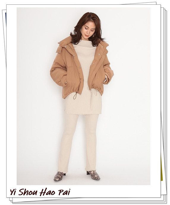 不同版型羽绒服穿搭女,145矮个子短款羽绒服