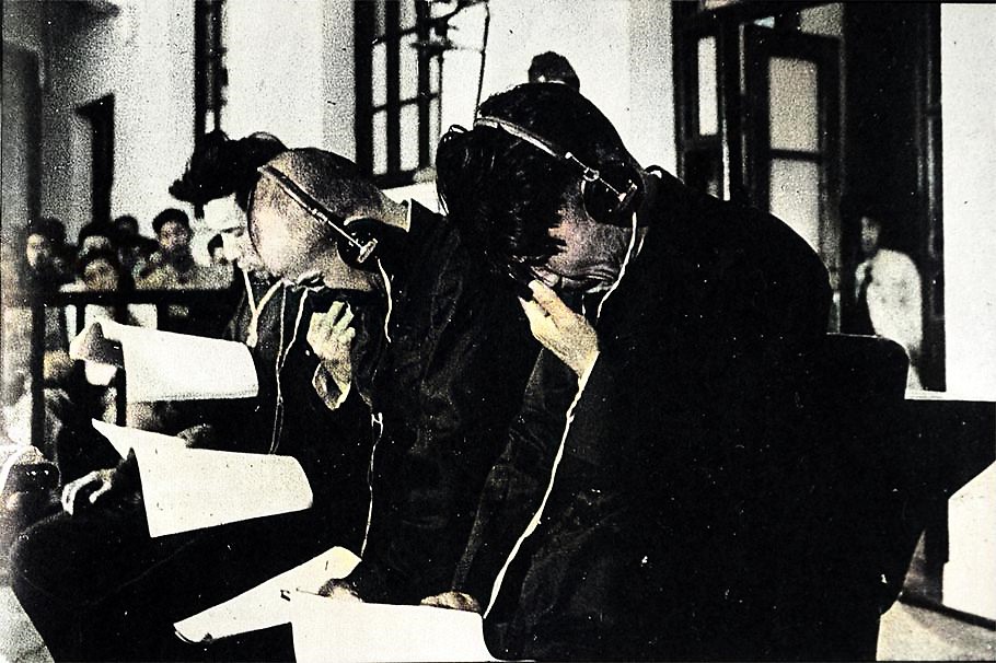 战犯老照片,处决日本七大战犯影像