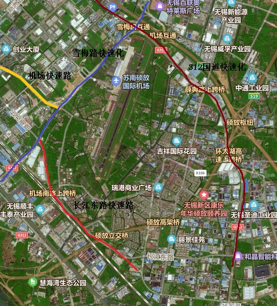 苏南硕放国际机场未来规划图,苏南硕放国际机场建设结构