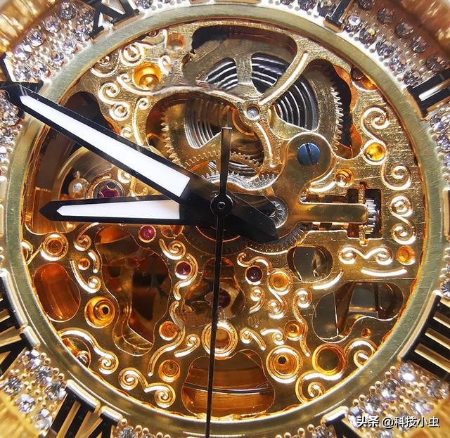 jojo限量版机械镂空手表,jojo轻奢腕表