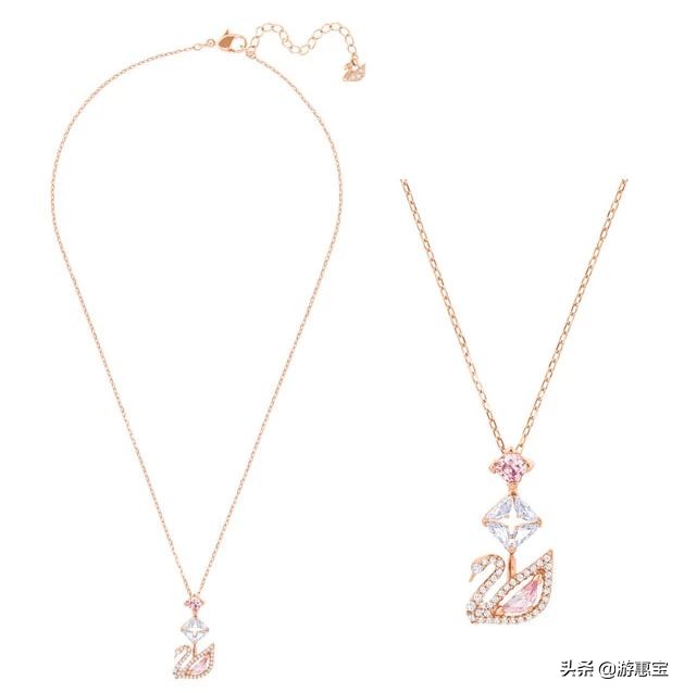 黑转粉系列,施华洛世奇粉钻天鹅专柜