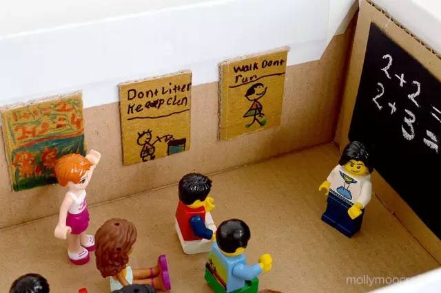 3-6岁儿童益智手工玩具鞋盒,幼儿园鞋盒里的动物世界手工作品