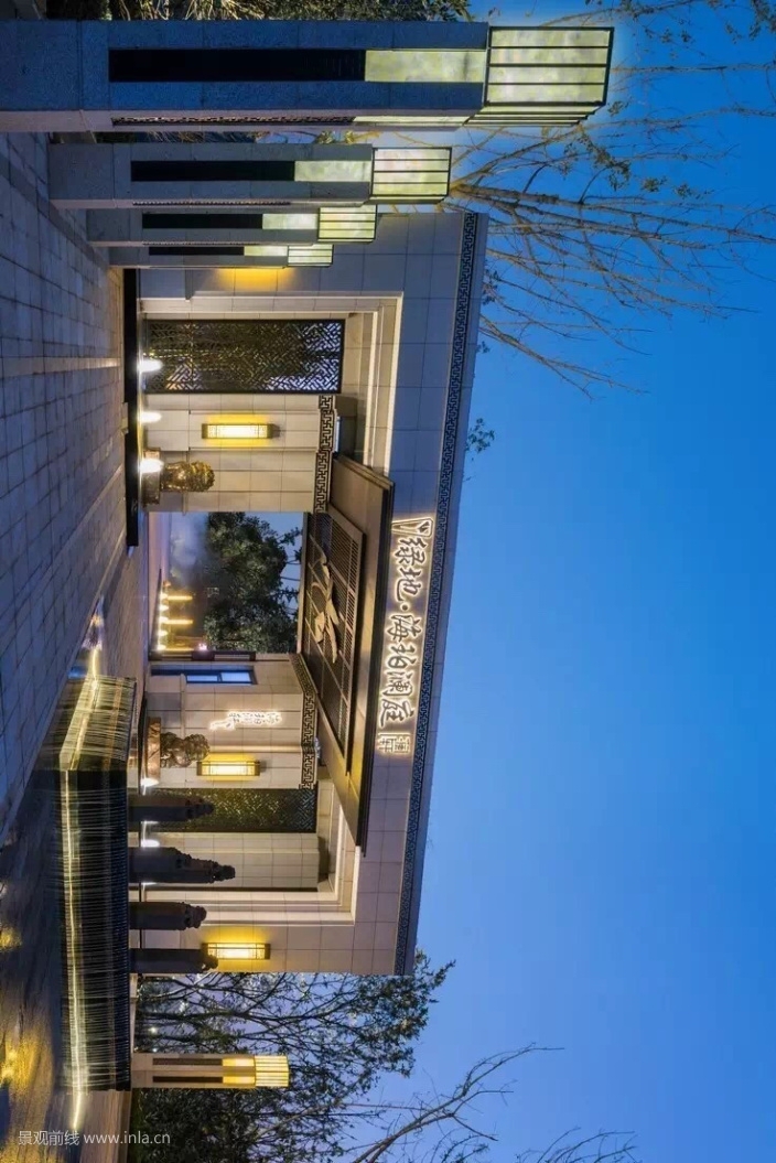 小区大门入口设计二（现代大气简约·新亚洲风格）