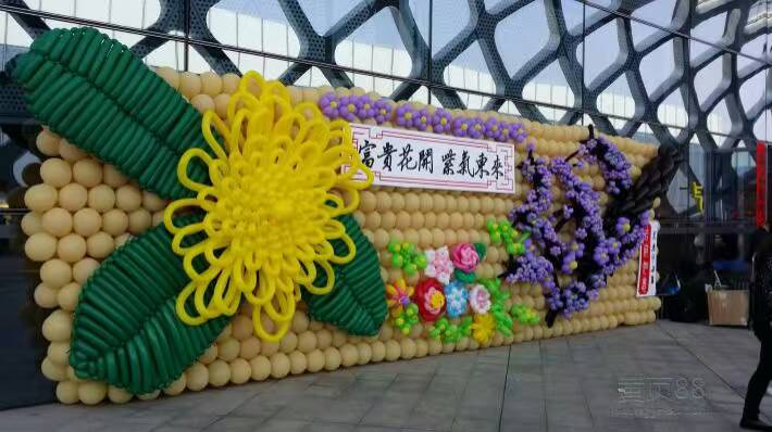 婚礼装饰气球的装法,气球婚礼现场布置效果图