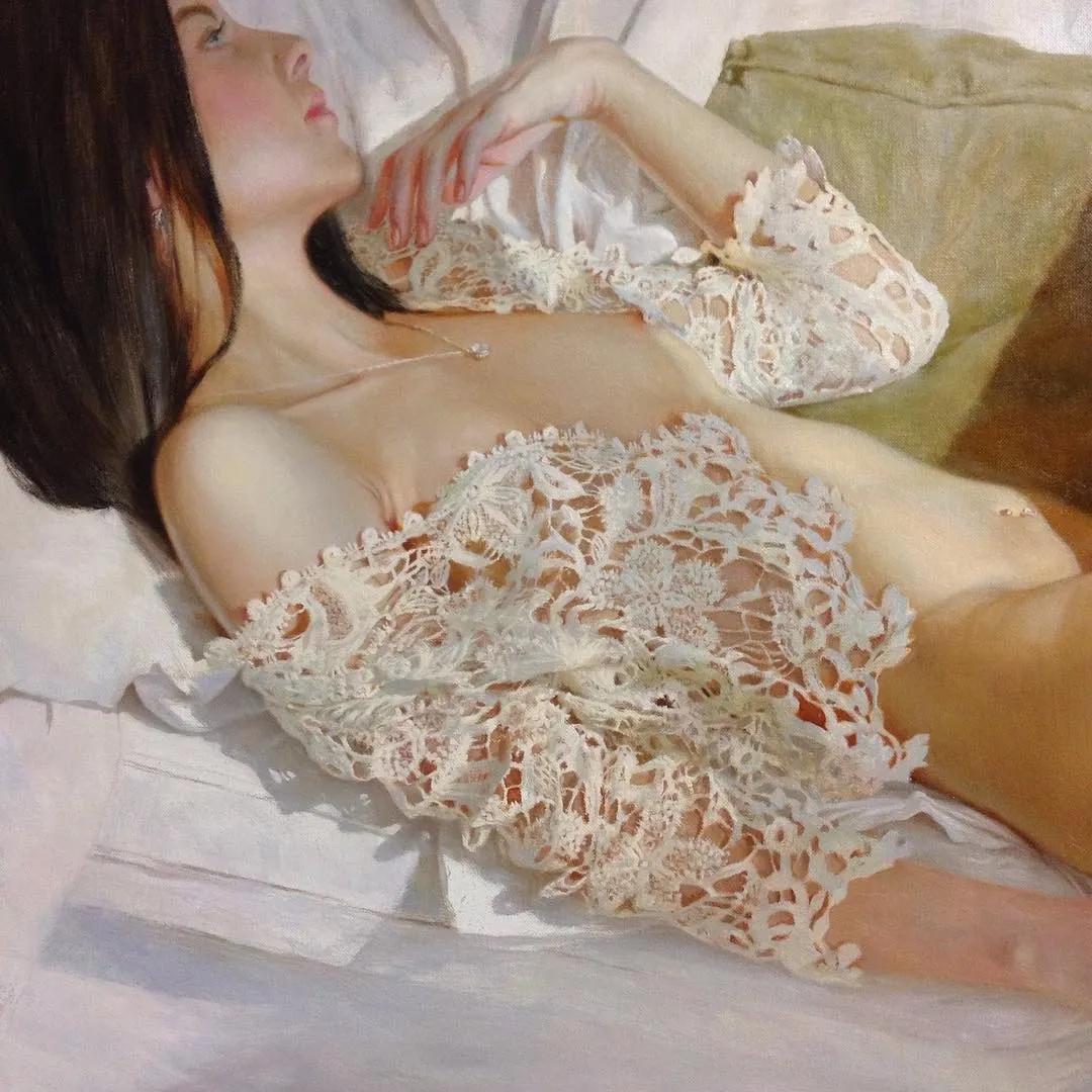 俄罗斯的女画家画的唯美油画,俄罗斯女画家油画视频