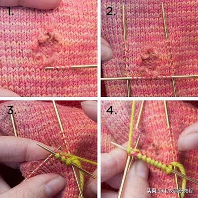 毛线走纱怎样修补,毛线脱落怎么补