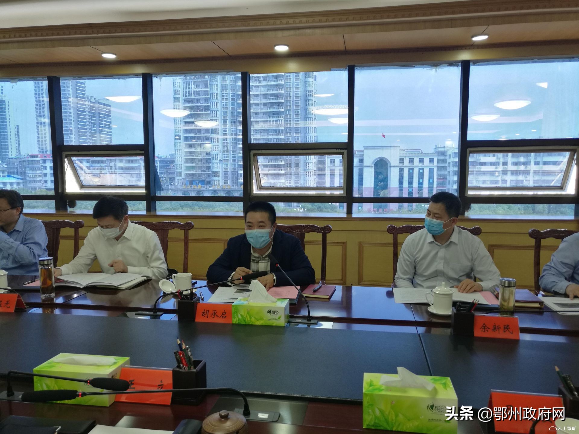 武汉航发集团领导班子,湖北机场集团拜访鄂州市政府