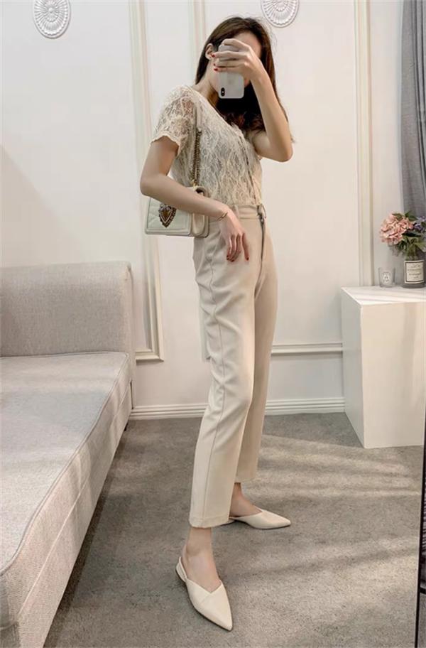 时尚潮流百搭懒人鞋,时尚百搭链条懒人穆勒鞋