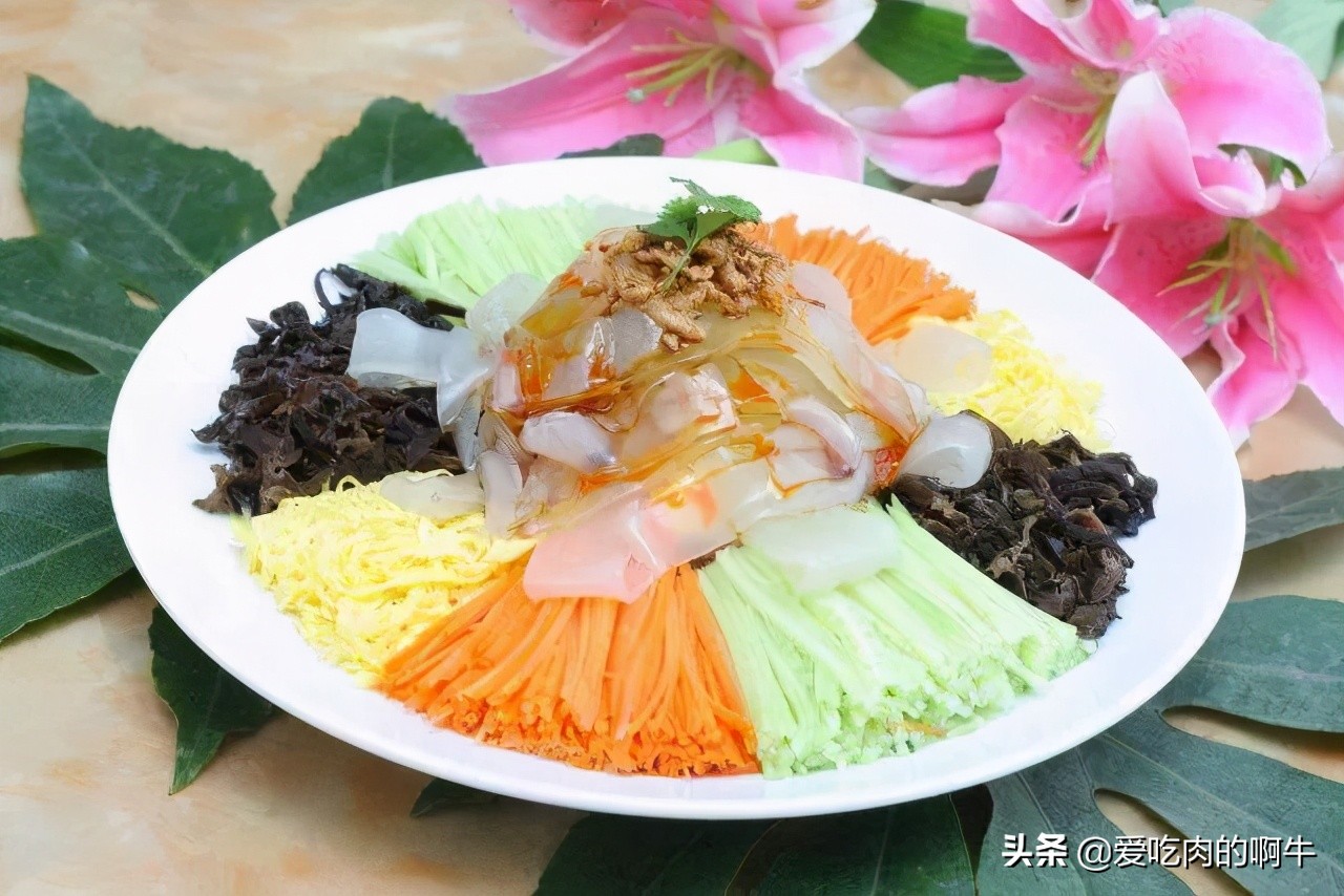 夏日必备食谱凉拌东北大拉皮,春节凉拌菜推荐凉拌拉皮