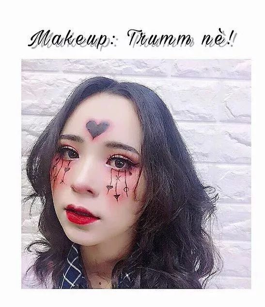 越南网红小姐姐妆容,越南ins小姐姐化妆