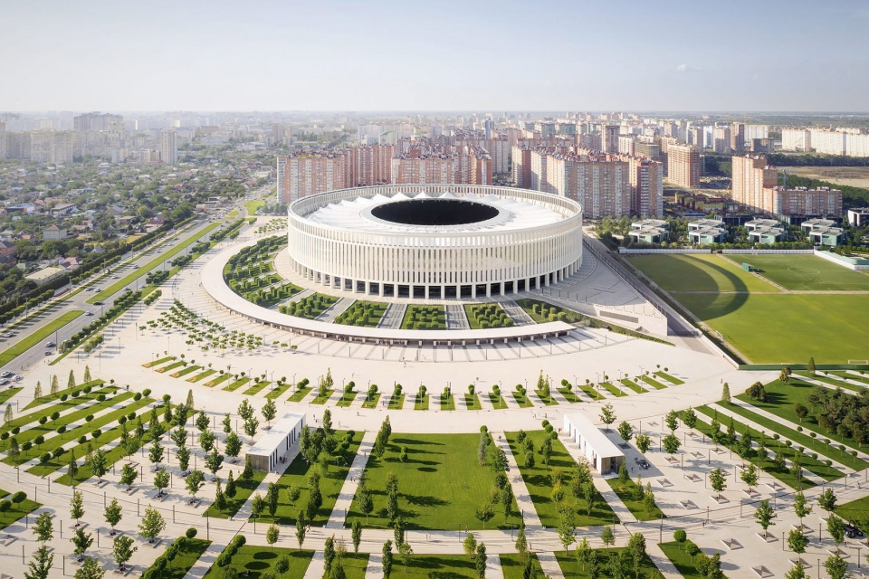俄罗斯克拉斯诺达尔球场,俄罗斯公园景观