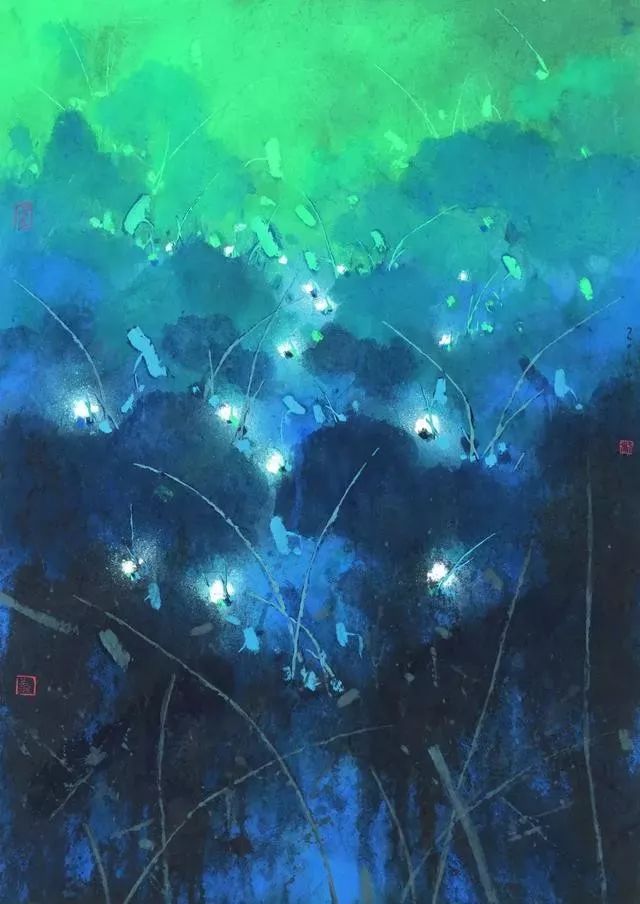 他说画画就是玩玩而已，一不小心成了艺术家