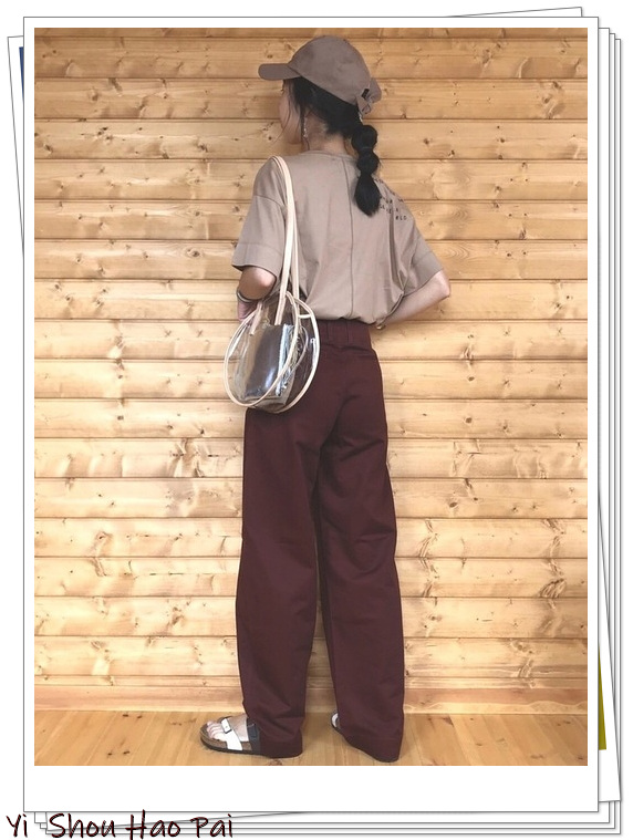 优衣库高腰阔腿直筒裤穿搭,优衣库的高腰宽腿裤