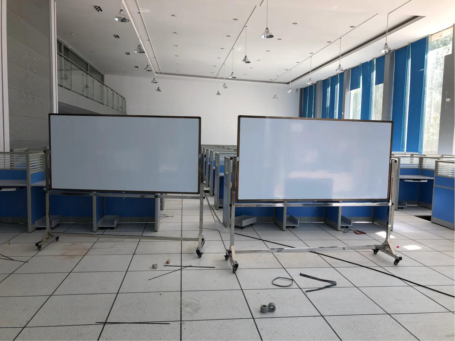 教室专用推拉式黑板,学校白板黑板