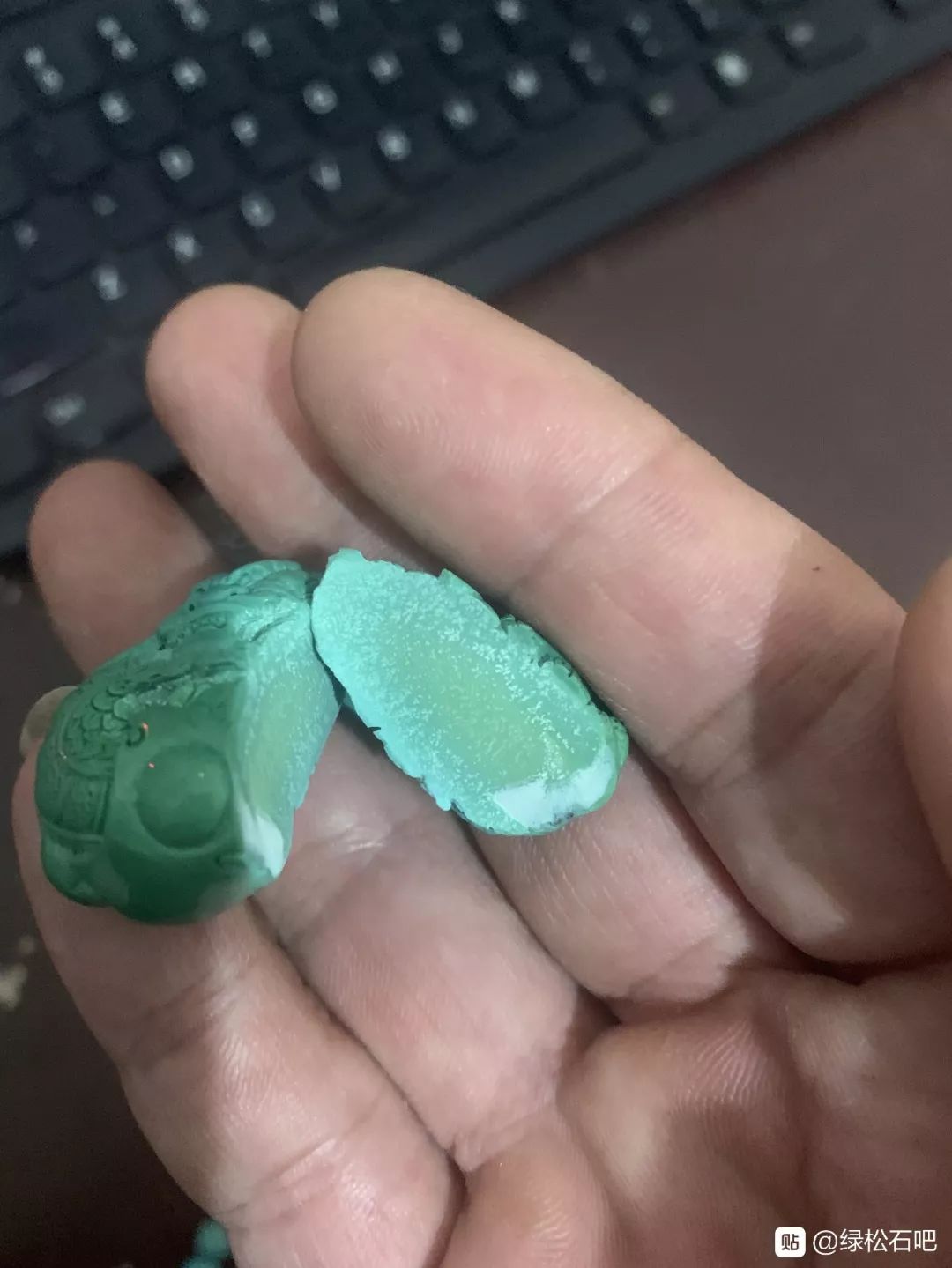 绿松石被搓碎了，万万没想到的是……