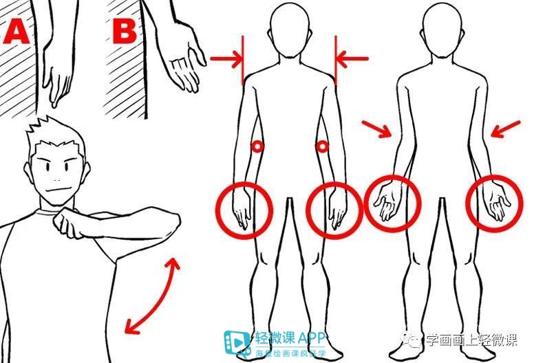 漫画各种姿势画法,漫画人物姿势画法教程