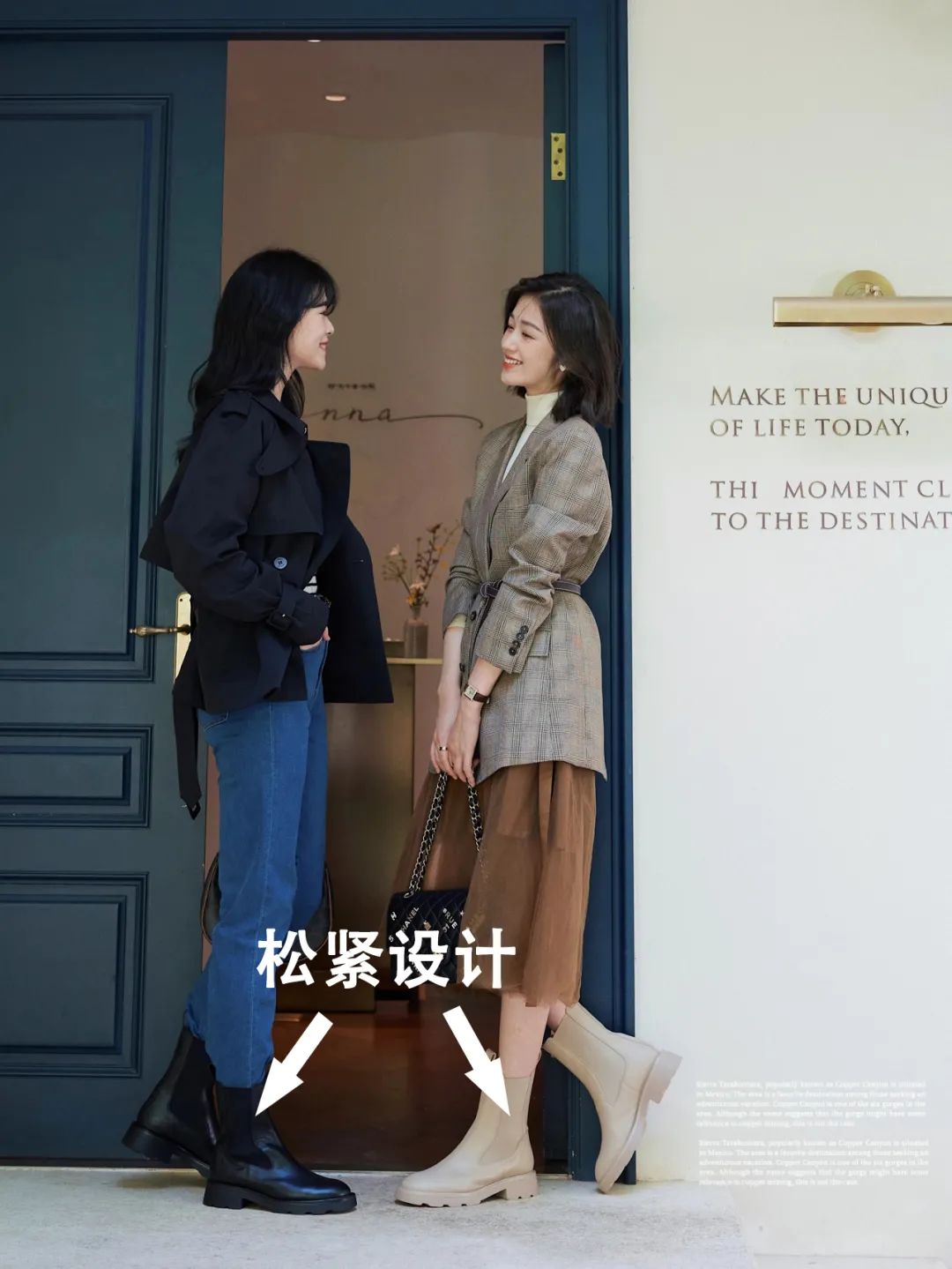 胖mm粗腿马丁靴冬季加绒羊羔绒,今年最火的中筒靴粗腿圆头马丁靴