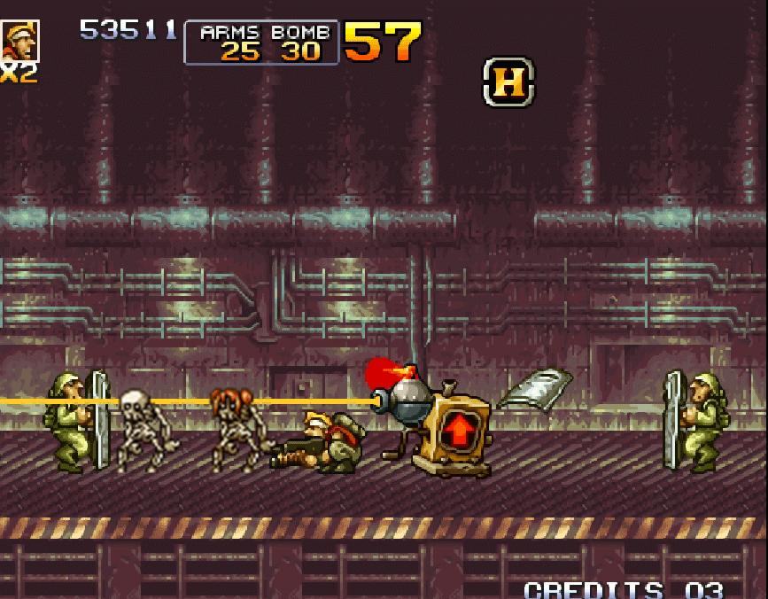 合金弹头4角色死亡,合金弹头所有死亡动作