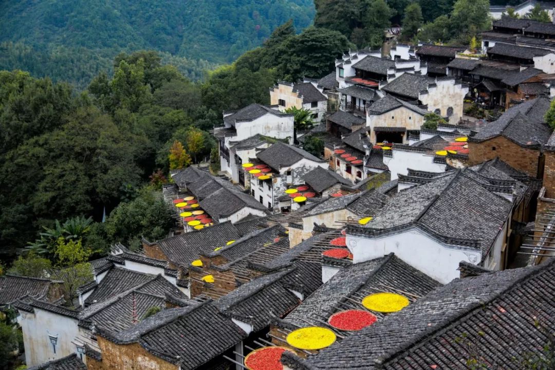 中国最美秋色篁岭晒秋,篁岭体验闻名遐迩的晒秋