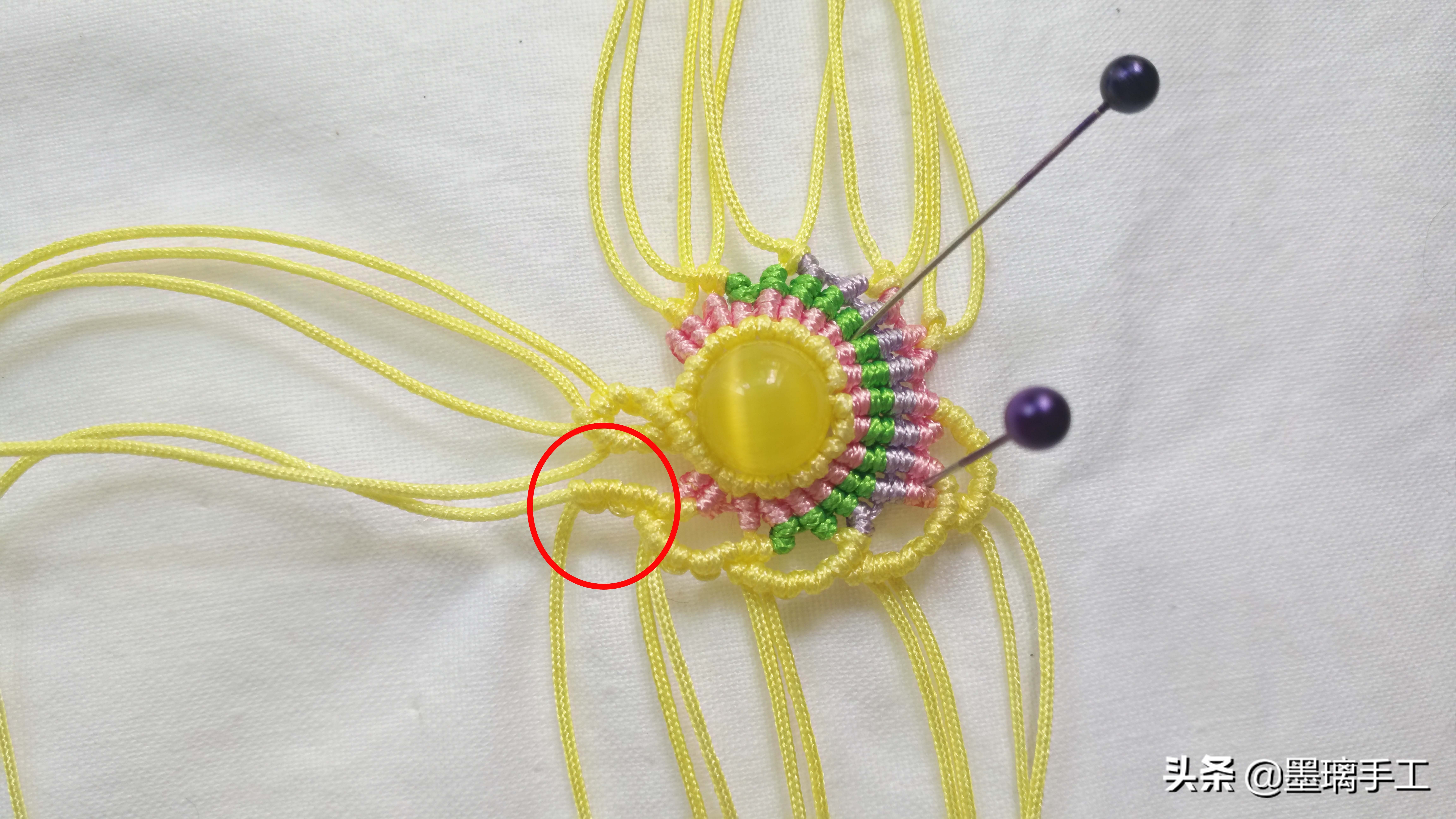 复古耳环编绳教程,简单北欧风手工编绳