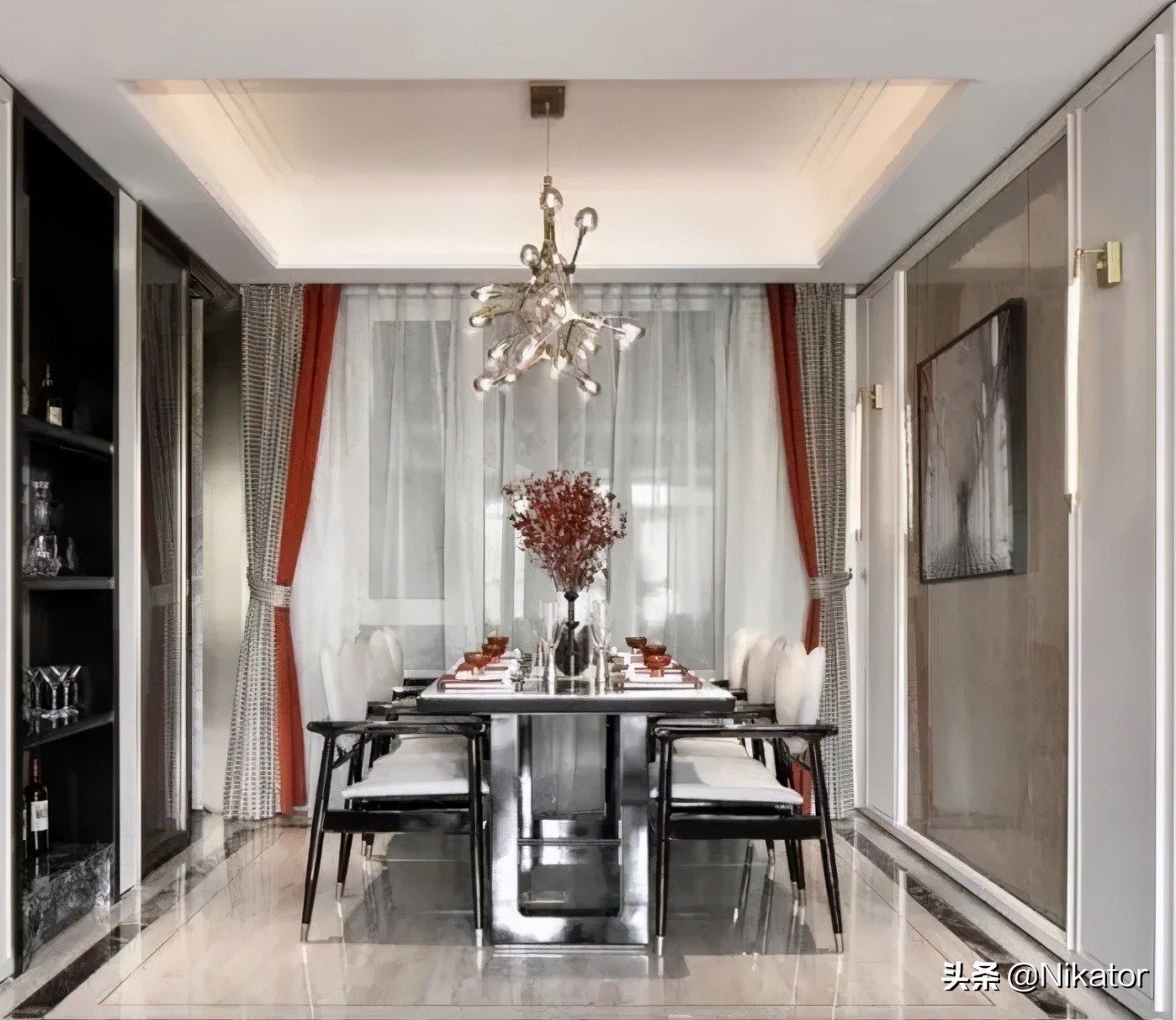 美式装修餐桌用圆的还是方的,餐厅较大餐桌选方的还是圆的好