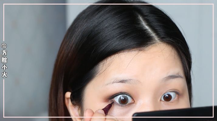 单眼皮内双肿眼泡眼妆小烟熏,内双肿眼泡眼妆烟熏