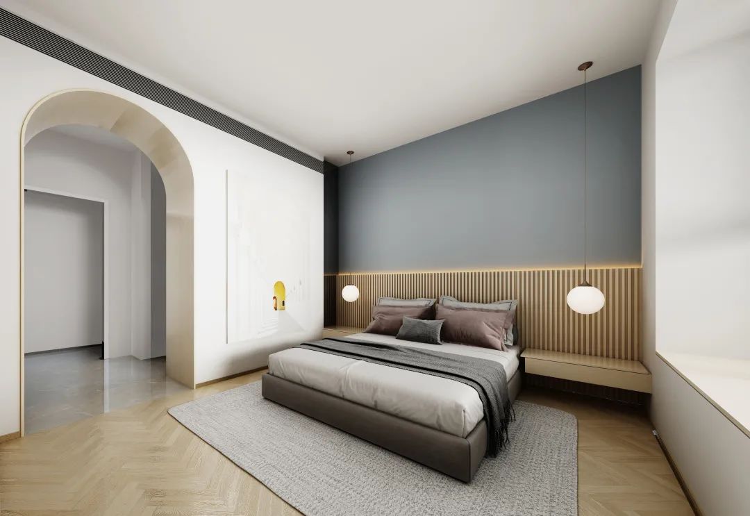 长城板轻奢背景墙弧形,长城板背景墙效果图