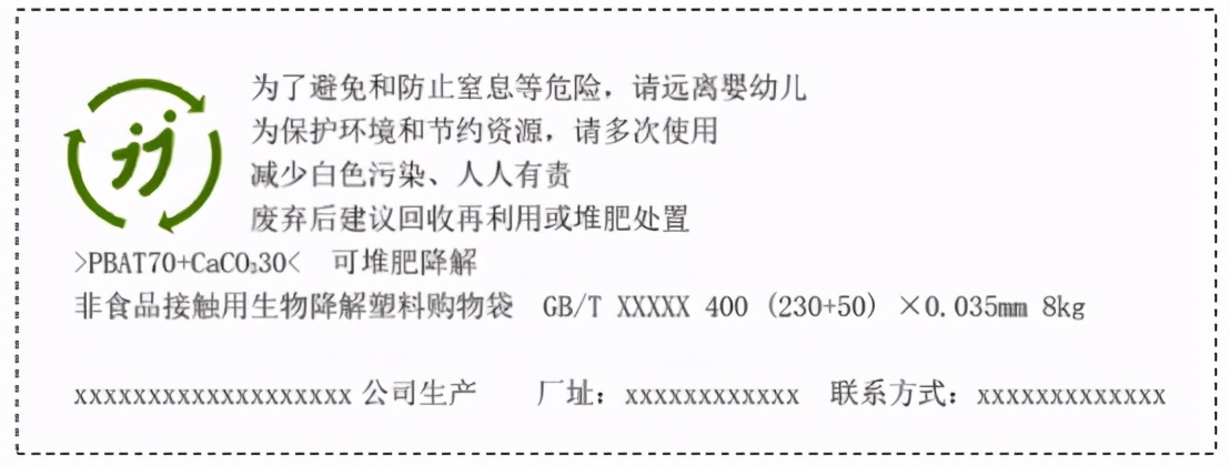 可降解塑料制品的分类与标识,降解塑料标识