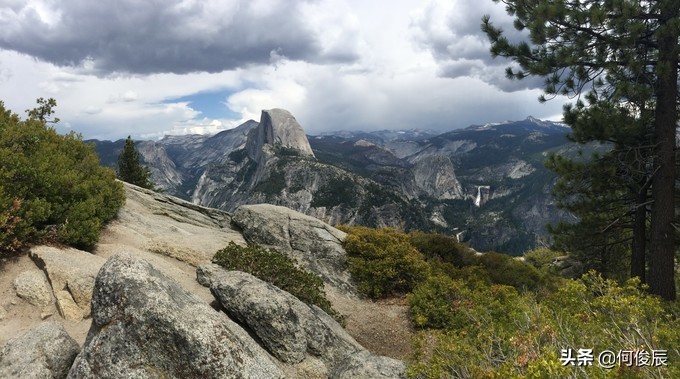 美国优胜美地冰川观景点,优胜美地冰川峰顶