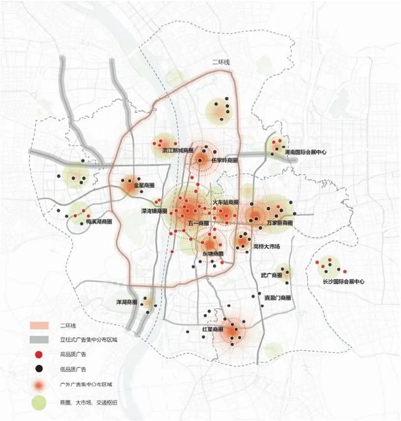 长沙首条户外广告示范街,推进长沙城市广告布局发展