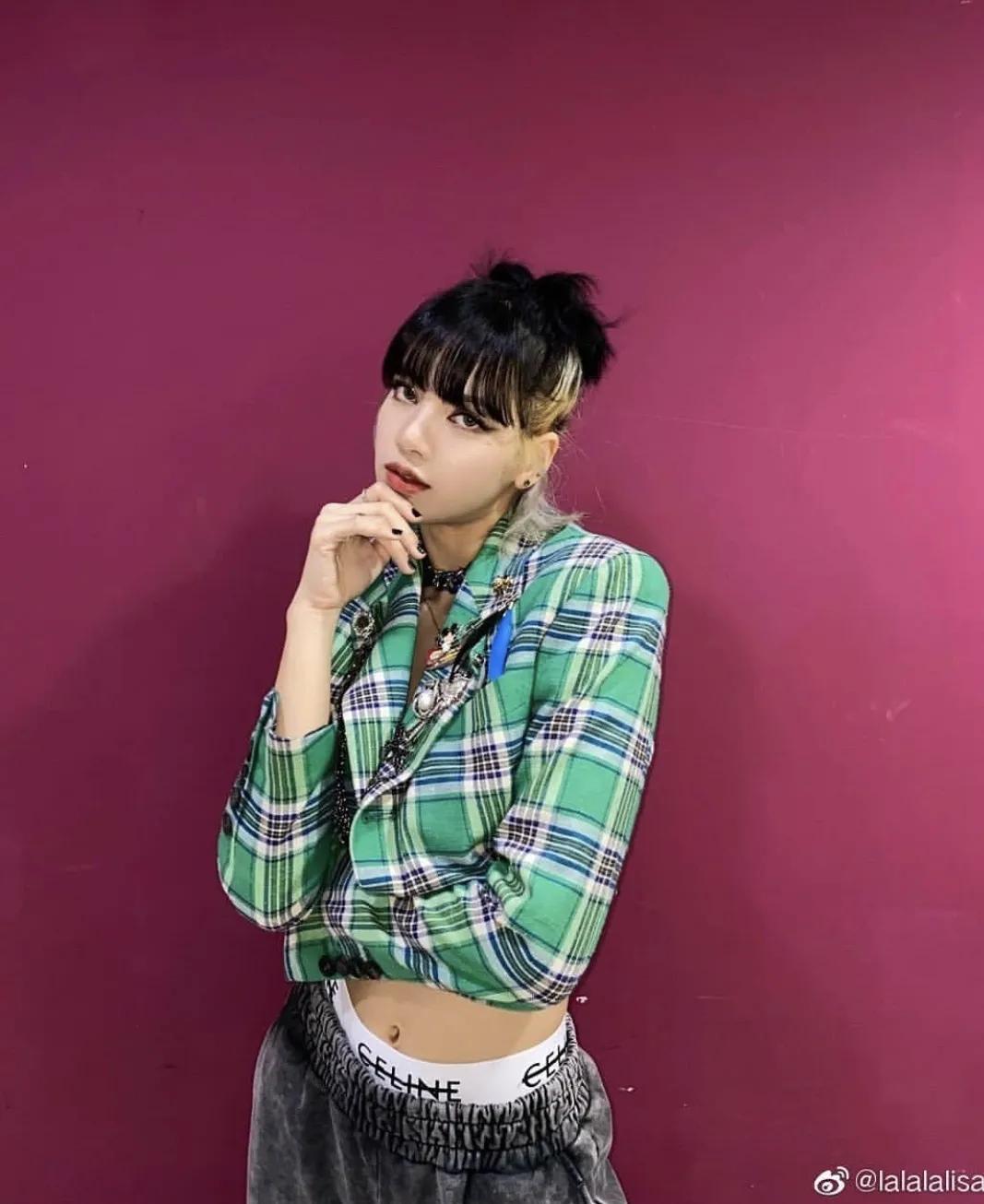 lisa同款的挂耳染,lisa同款挂耳染怎么挑染