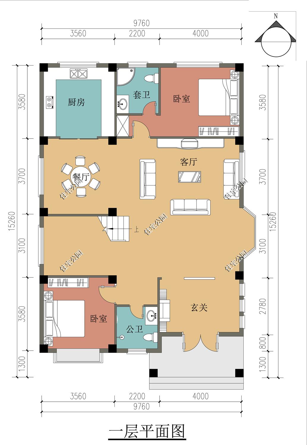 农村自建二层别墅图纸求推荐,1000套农村自建房图纸分享