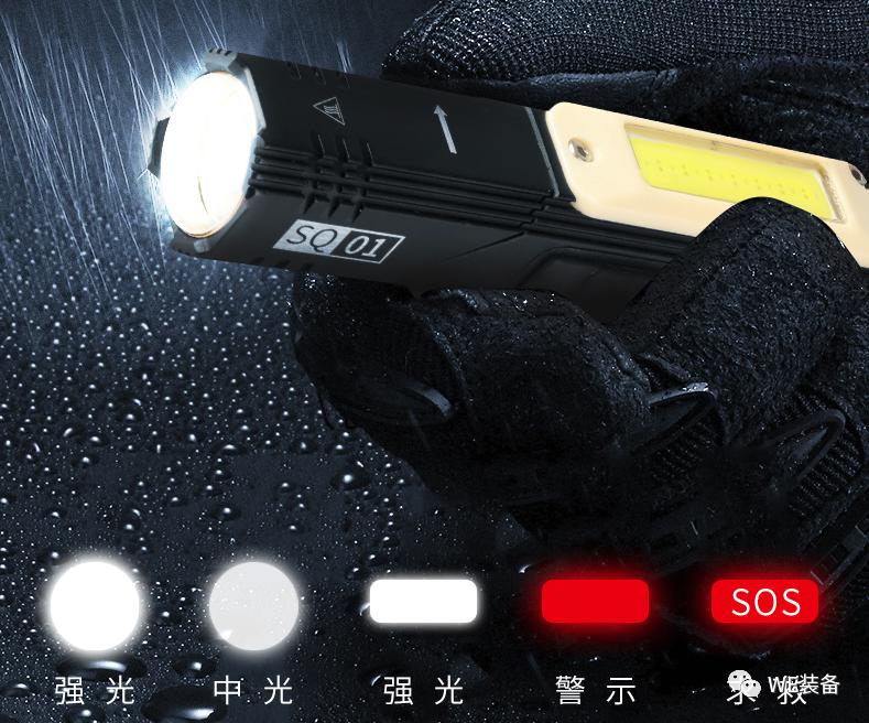 超亮迷你手电筒图文,多功能户外照明小手电