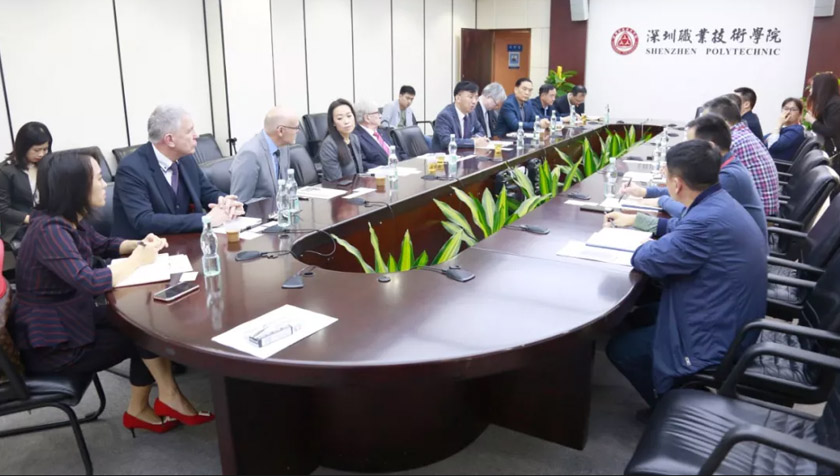 激发职业教育改革新动力,爱华教育携德国教育专家赴深职院交流