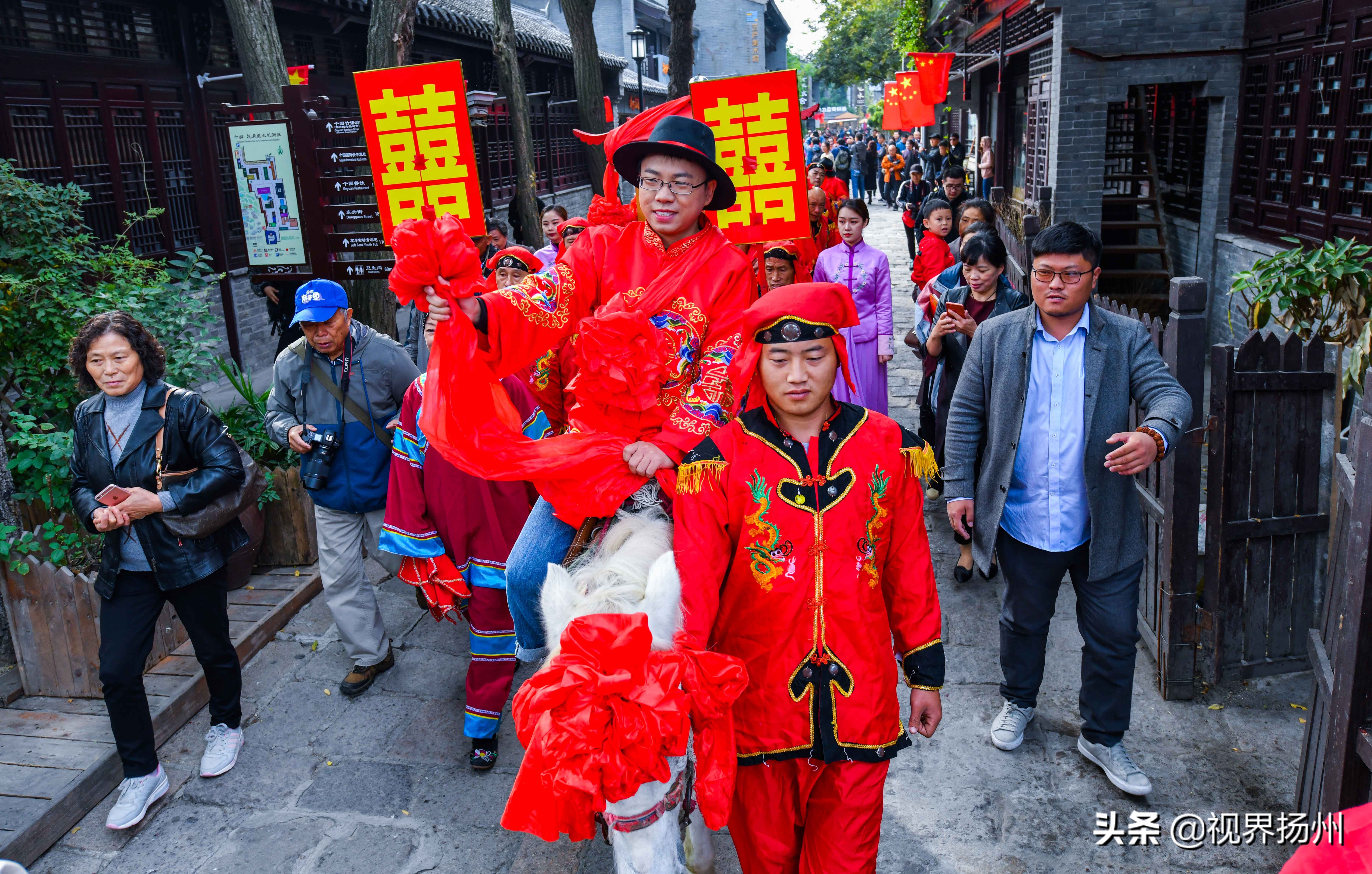 扬州个园盐商体验婚礼让你感受穿越
