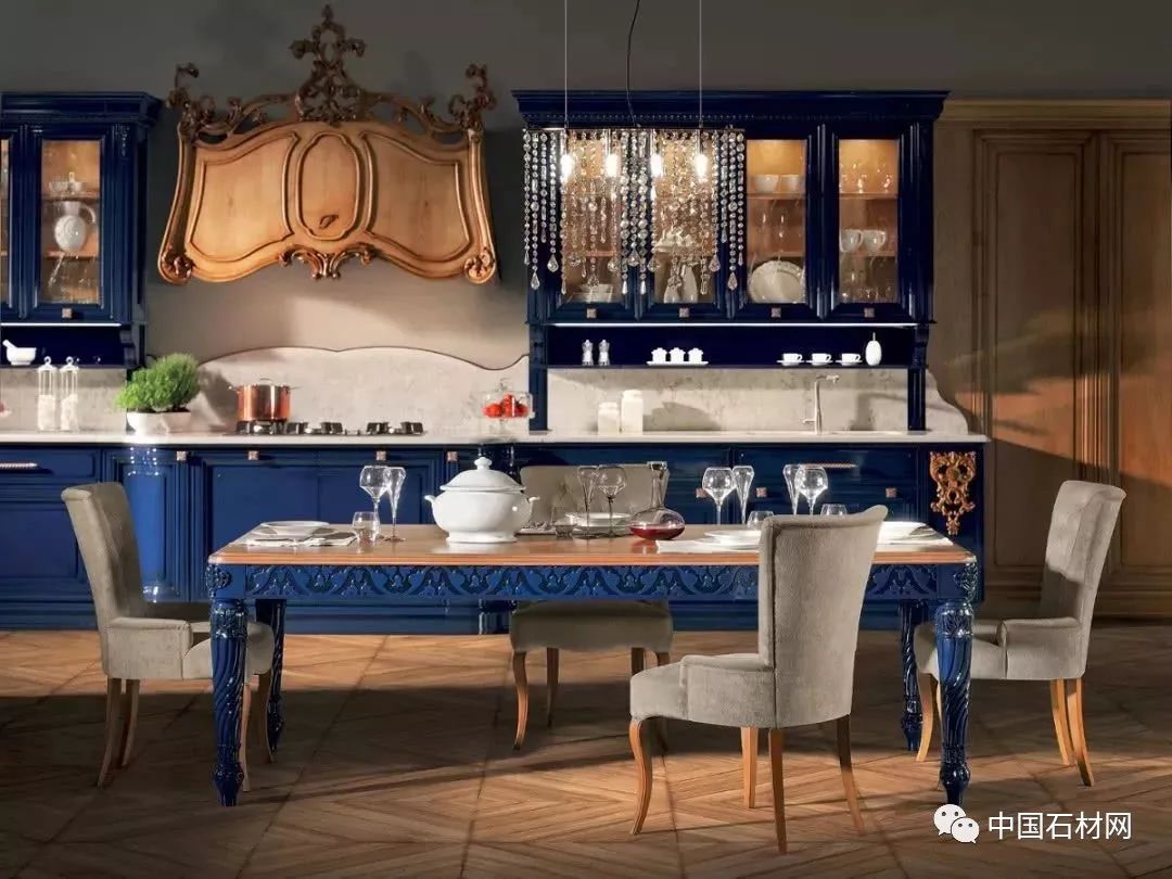 大理石设计厨房,厨房大理石极简风格