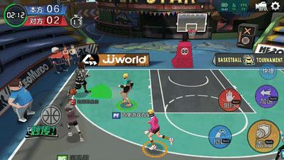 热血街篮一场激烈的篮球对决,热血街篮测试版