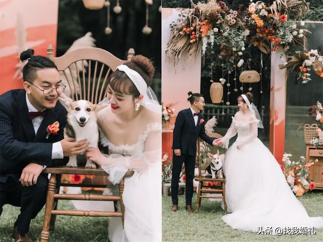 极简西式婚礼户外布置,法式复古婚礼户外效果