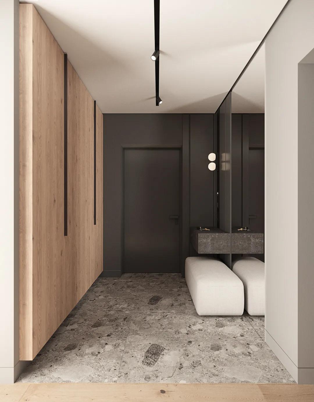 极简入户鞋柜，太喜欢这样的设计了