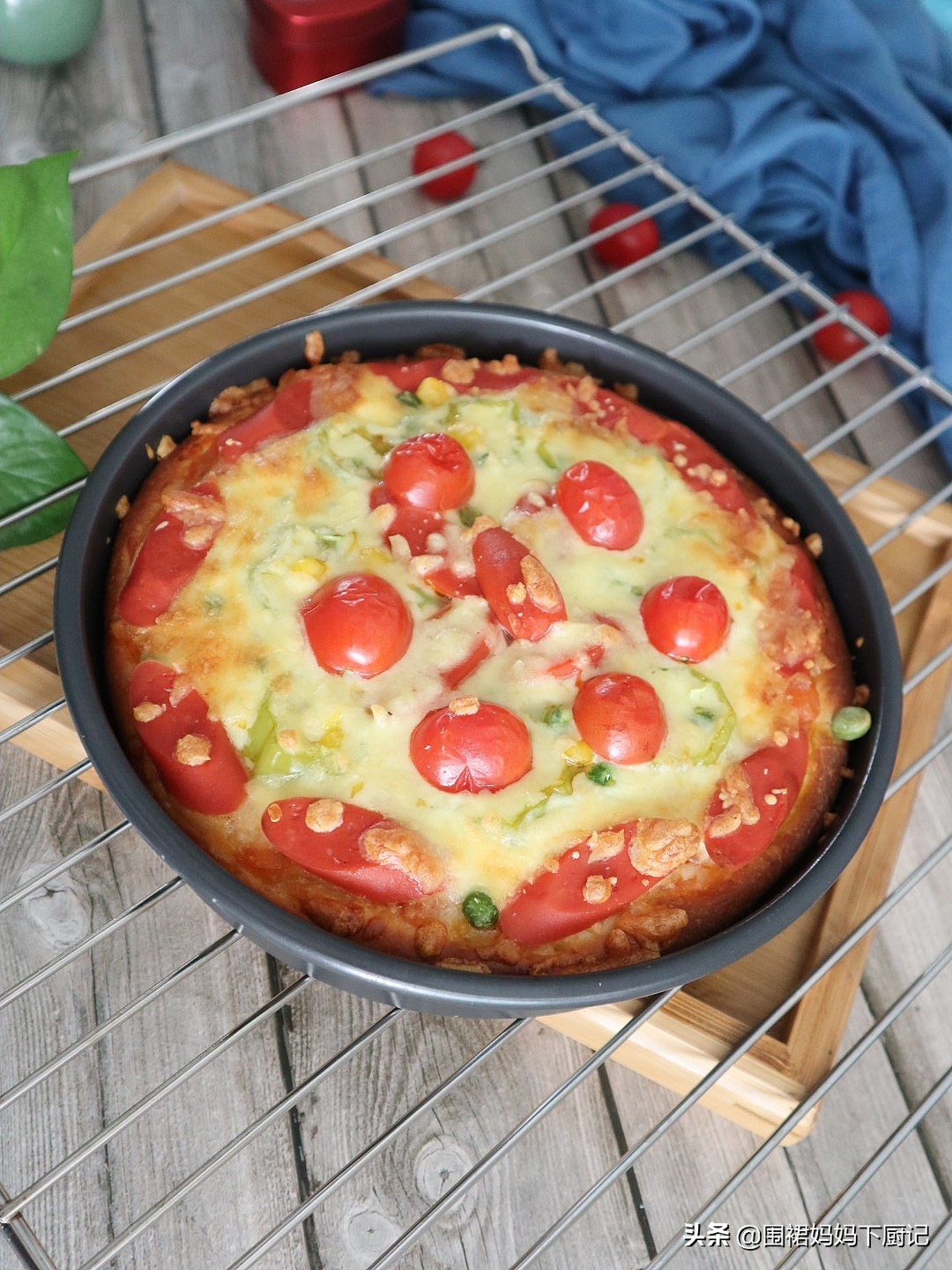 怎么做披萨饼皮酥脆,在家做披萨饼的饼皮