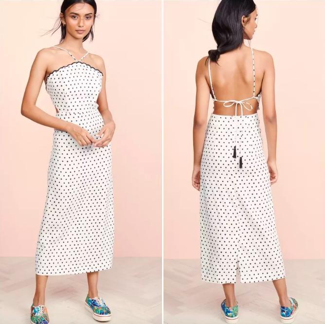 细高跟鞋搭配连衣裙,连衣裙高跟鞋优雅有女人味