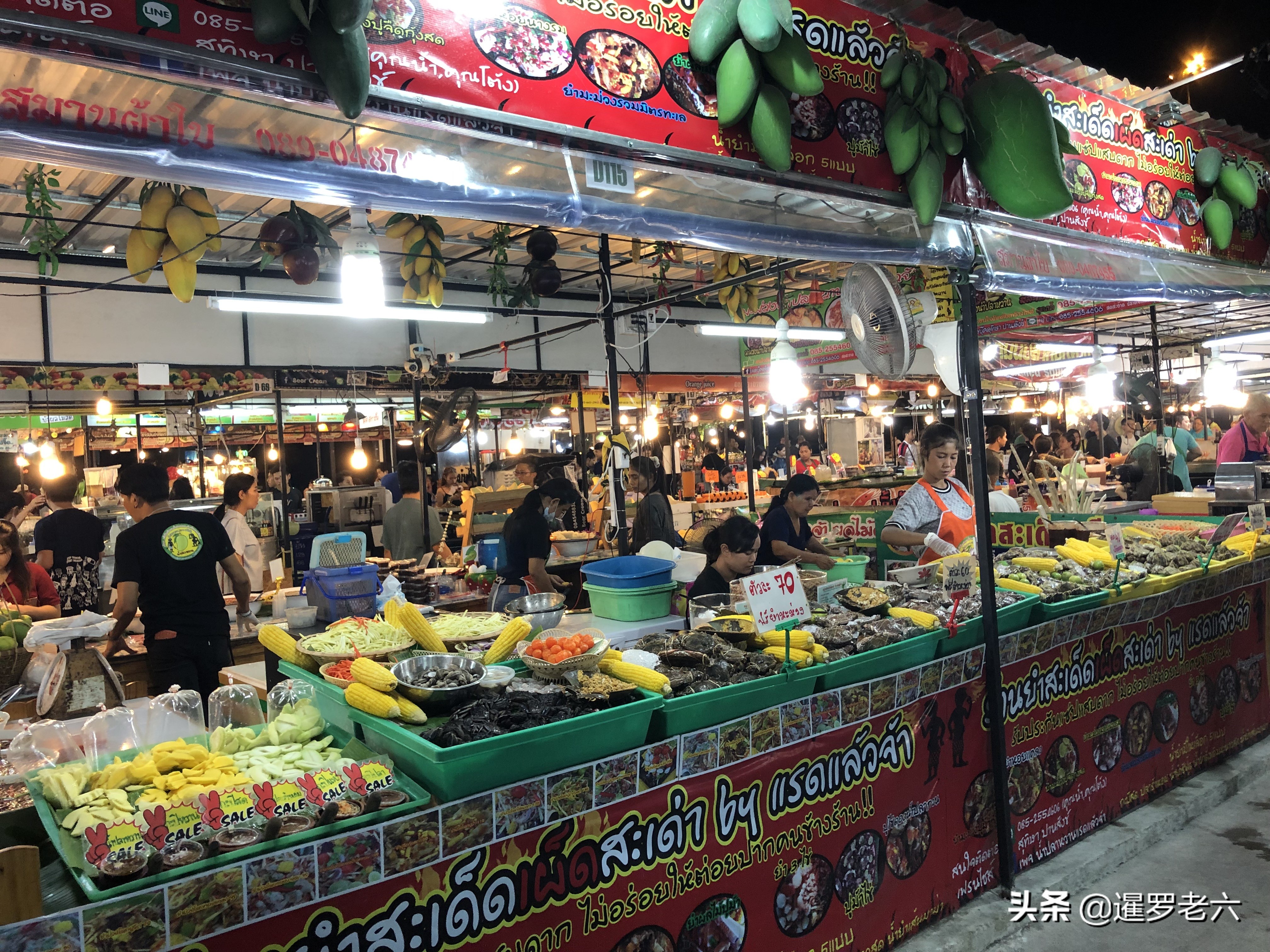 曼谷人气火爆的夜市,泰国曼谷joddfairs网红夜市
