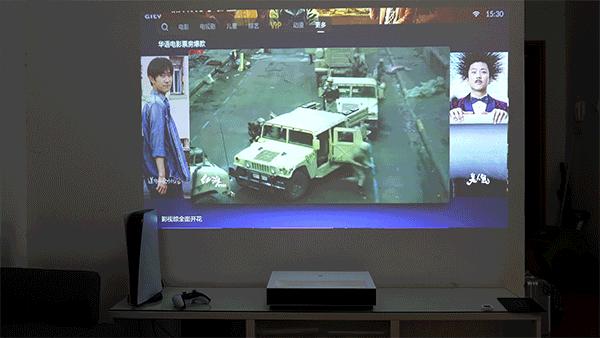 峰米c2激光电视白天效果怎么样,多功能峰米激光电视开箱