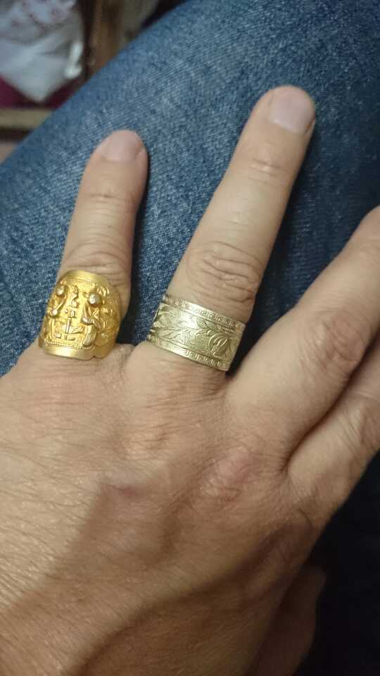 古代的戒指是什么样子的,古代的紫银戒指