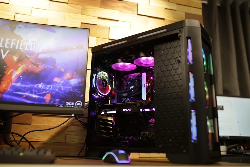 跑分64万烧包主机平推《战地5》全特效!