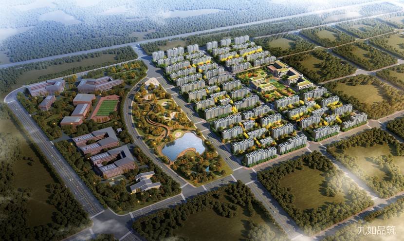 天保九如品筑规划图,空港九如品筑样板间