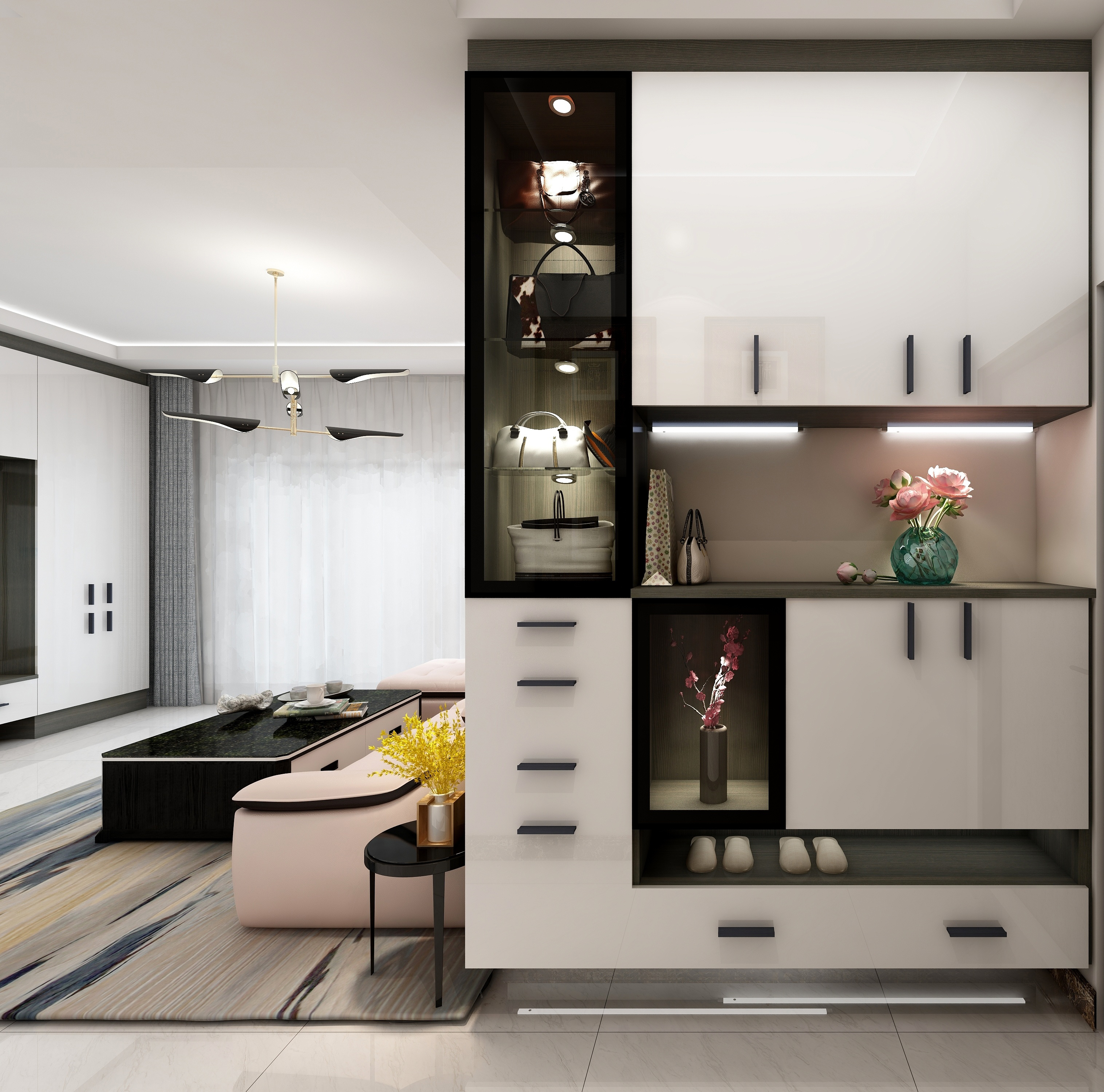 农村房子大门正对房门怎么破解,进门正对门的户型