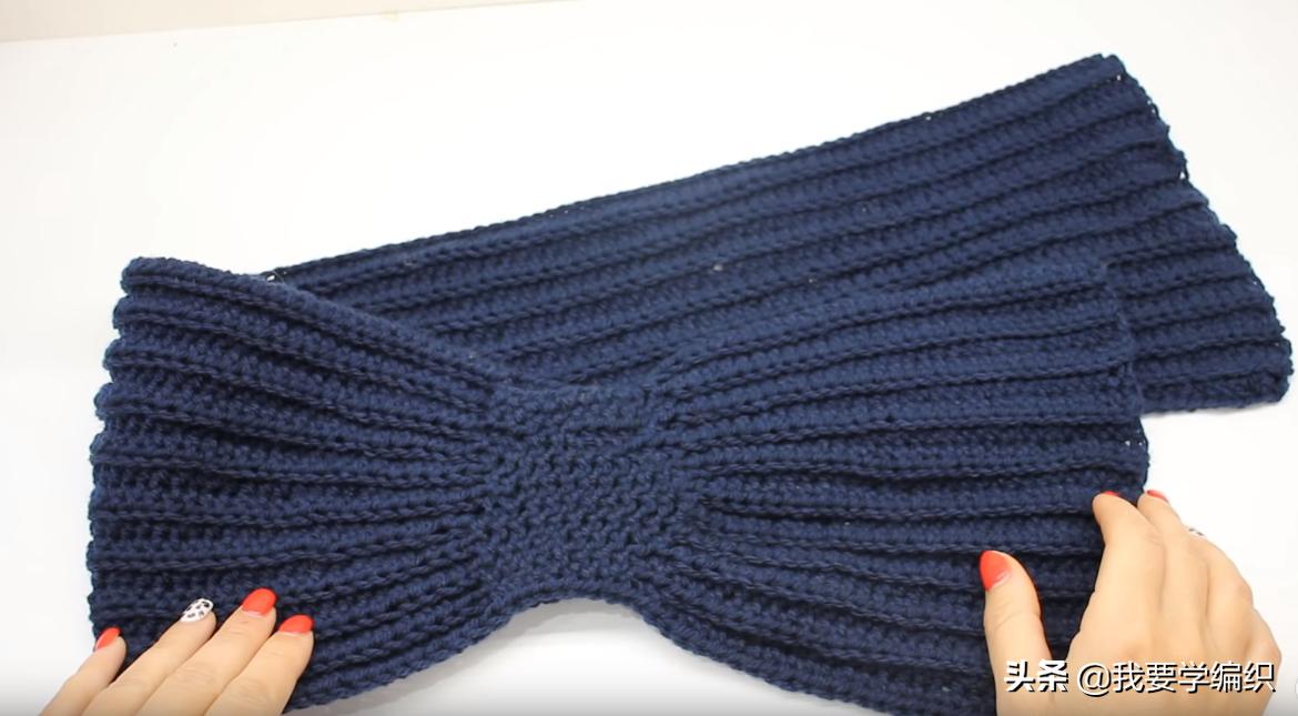 男士织围脖的花样方法,围脖织法男