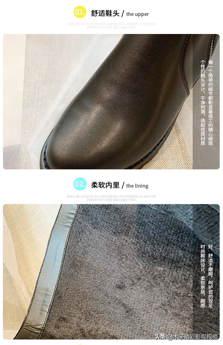 女士冬季保暖皮靴最新款,冬季加绒皮靴子中长款