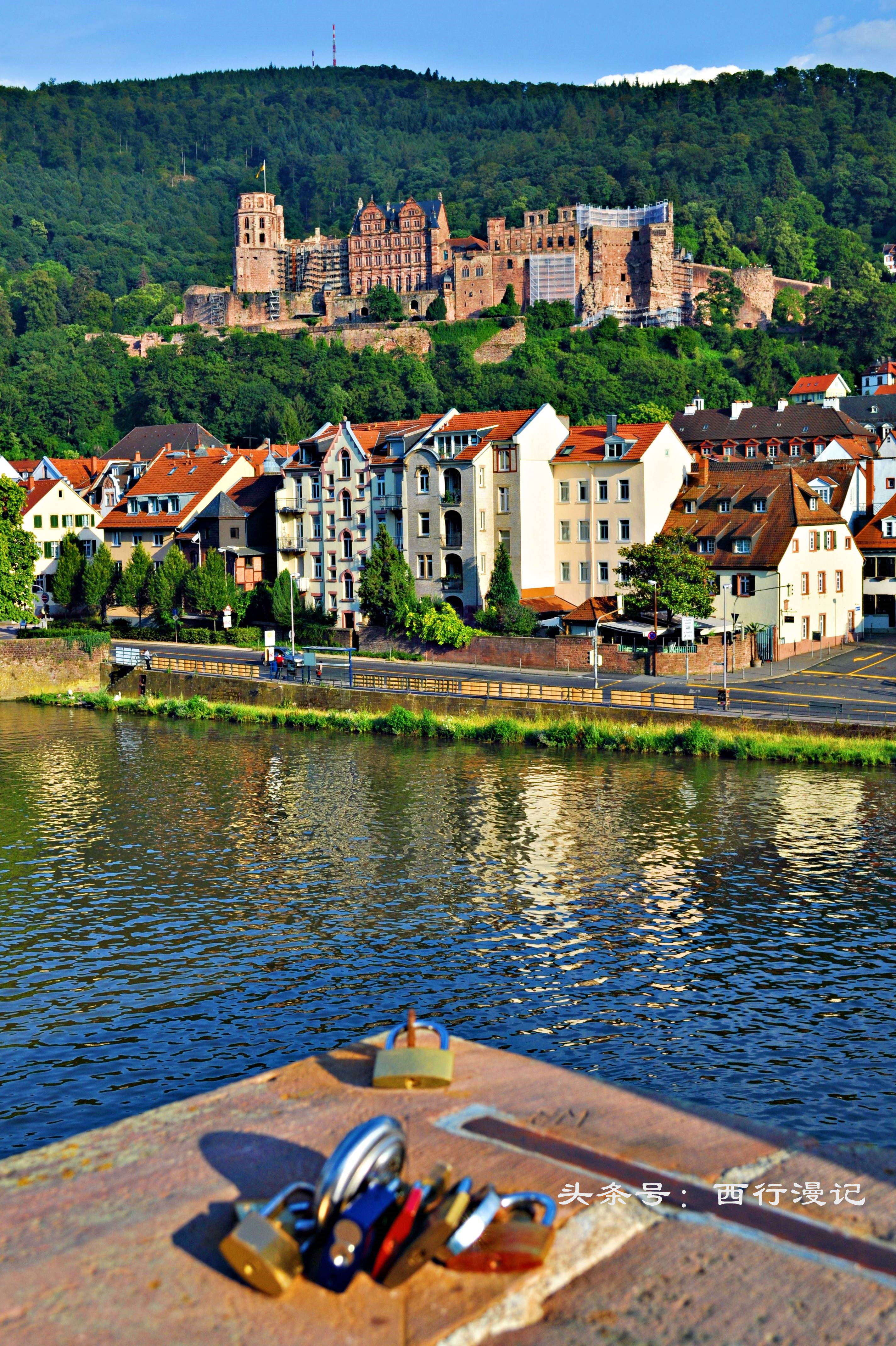 德国最美古城海德堡,青山绿水间的德国古城